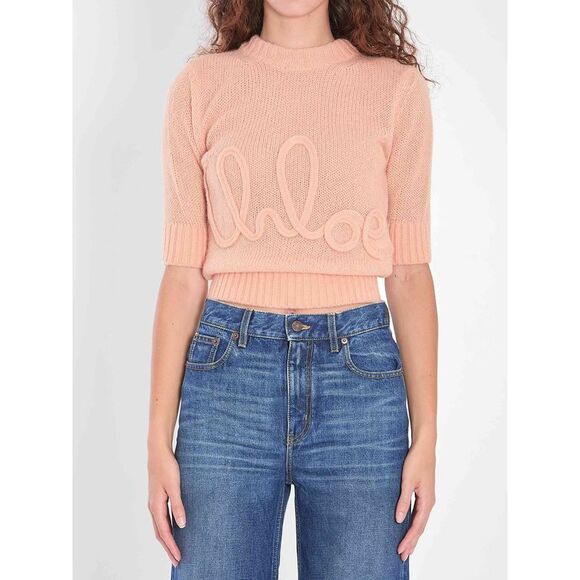 Chloe Women Logo Knit Pullover
